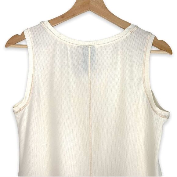 Indygena Asymmetrical Tank in Cream - Picture 7 of 9